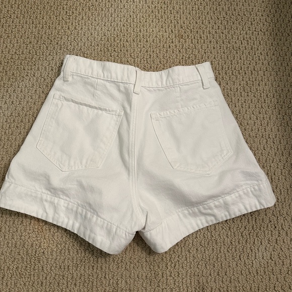 7 for all mankind white denim shorts! - Picture 5 of 5